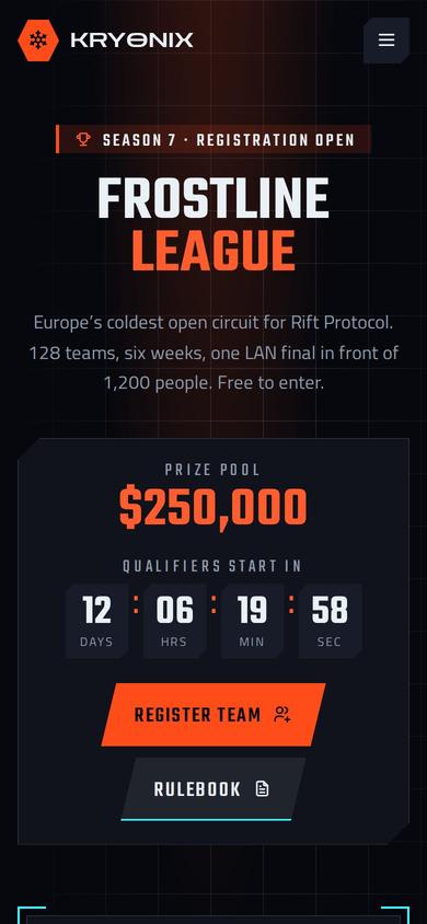 Kryonix on mobile